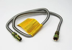 Installazione asciugatrice flessibile a gas in acciaio inox connettore 48" 4' con raccordi - Foto 1 di 3