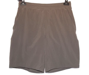 LULULEMON Pace Breaker Beige Elastic Waist Drawstring Lined Shorts Size M - Picture 1 of 5