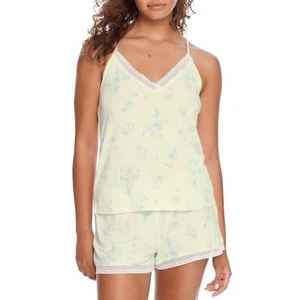 Splendid SOFT FLORAL Tank Top and Shorts Pajama Set, US X-Small - Picture 1 of 2