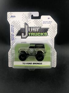 Jada Just Trucks ‘73 Ford Bronco Green 1/64, COMB SHIP $1 PER MULT