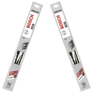 Front Pair Bosch Windscreen Wiper Blades for Mazda 323 BA BG BJ 1989~2003 - Picture 1 of 5