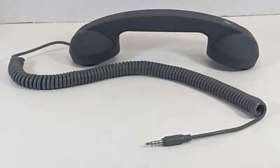 Corded Handset 3.5mm Retro Phone Accessory Native Union POP Grey (✓ TESTED) - Image 1 of 4