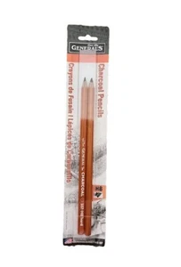 General's Charcoal Pencils 2 Count #557-HB-BP - Picture 1 of 4