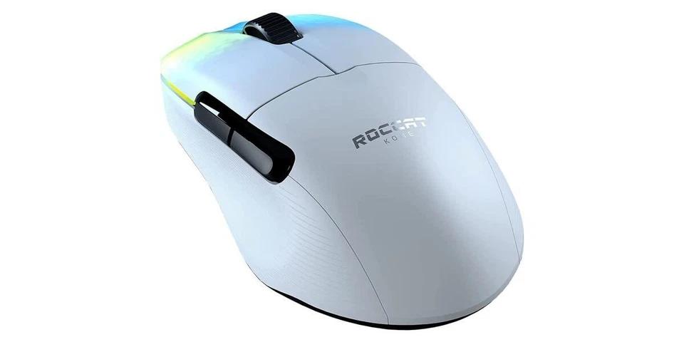 Roccat Kone Pro Air Ergonomic High Performance Wireless Gaming Mouse, White - Image 1 of 1