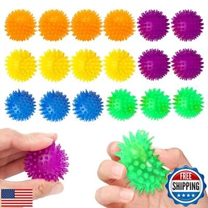 18pcs Fidget Spiky Ball Toys Stress Relief Sensory Toy for Kids Adults Toddle - Picture 1 of 5