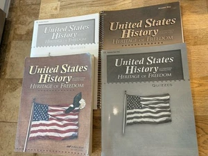 Abeka Homeschool 11th Grade U.S. History Freedom book Quizzes Quiz/Answer keys - Picture 1 of 5