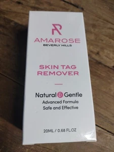 Amarose Beverly Hills Skin Tag Remover Natural & Gentle 20ML 0.68 Oz Sealed New - Picture 1 of 3