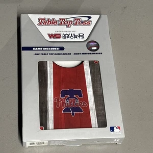 Philadelphia Phillies Tischplatte werfen Cornhole Set 6,5” mal 9,75” - Bild 1 von 2