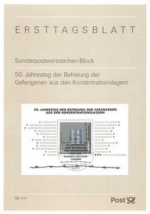 Foglio primo giorno 1995 - 50. Anniversario Liberazione Campionati - Foto 1 di 1