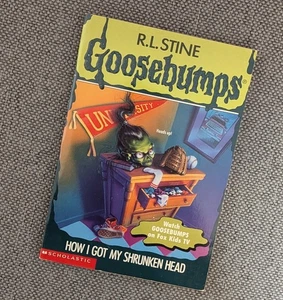 Goosebumps R. L. Stine 1993 How I Got My Shrunken Head Book - Imagen 1 de 2