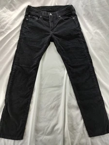 Levi's 512 Slim Tapered Cord Jeans schwarz Größe 30x30 (eigentlich 30 x 28,5) - Bild 1 von 11