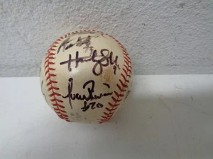 Vintage signierter Baseball Mystery Spieler - Bild 1 von 5