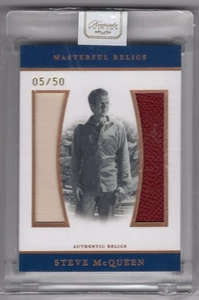 2025 Keepsake Steve McQueen Premiere Edition #131 Masterful Dual Relic /50 SSP - Bild 1 von 2