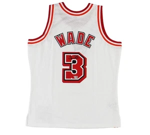 Dwayne Wade Miami Heat Mitchell & Ness White 05-06 Swingman NBA Jersey - Picture 1 of 5