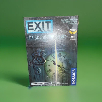 ✨ New Kosmos Exit the Game The Abandoned Cabin - SEALED ✨ 2017 1-4PlayersAge12🆙 - Image 1 of 4