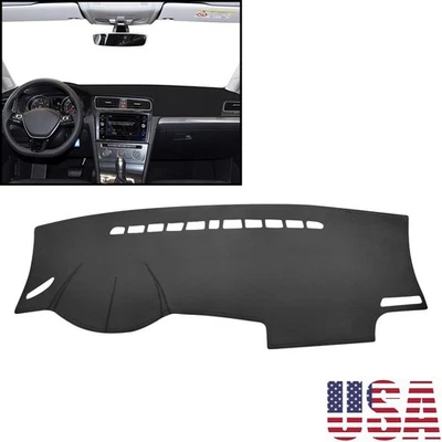 1PC Dashboard Cover Dashmat Instrument Panel For Volkswagen Golf 7 MK7 2013-2019 - Imagem 1 de 4