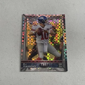 2015 Topps Chrome Football #55 Eli Manning X-Fractor Refractor - Bild 1 von 3
