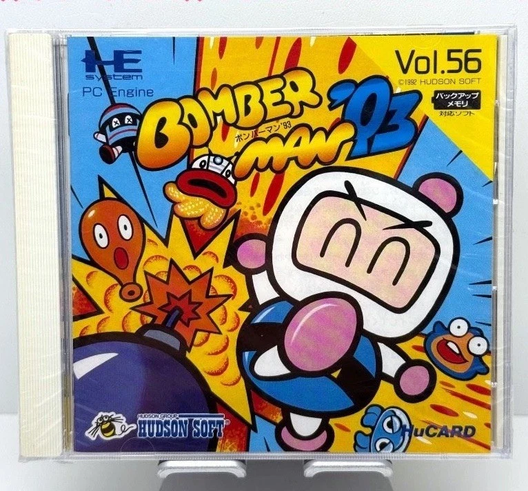**Factory Sealed** BOMBERMAN 93 Hu Card HUDSON NEC PC Engine New Japan - Image 1 of 4