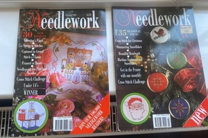 Needlework Magazine Bundle-Job Lot  x 2 Needlework Embroidery /Christmas/Floral - Bild 1 von 22
