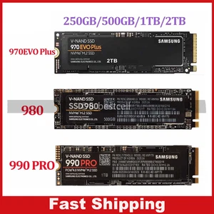 SAMSUNG SSD 970EVO Plus/980/990 PRO 250GB 500GB 1TB PCIe 3.0×4 NVMe M.2 Lot - Picture 1 of 28