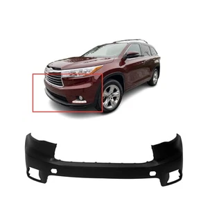 Front Upper Bumper Cover for 2014-2016 Toyota Highlander w/Fog Light Holes - Bild 1 von 7