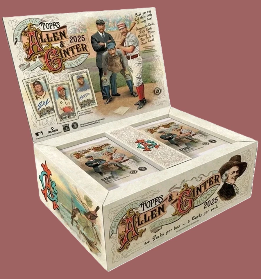 2025 Topps Allen & Ginter Baseball Factory Sealed Hobby Box - Image 1 of 1
