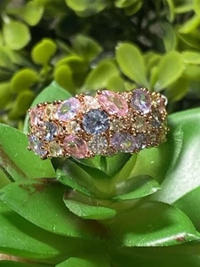 Bomb Party Ring 💍 Size 8 RBP7589 “She’s A Stunner” Original Collection 🩵🩷💜 - Picture 1 of 12