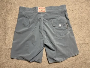 Birdwell Beach Britches Board Shorts Uomo 34 Blu Nuoto Made In USA Santa Ana - Foto 1 di 13