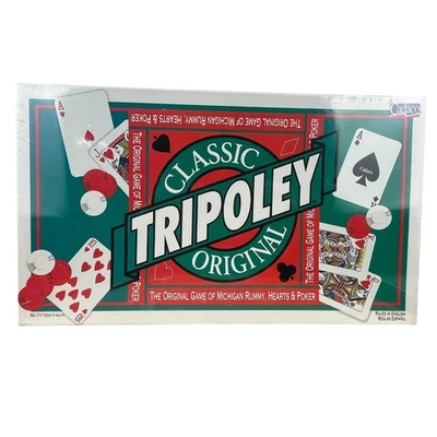 Tripoley: The Original Game Of Michigan Rummy, Hearts & Poker Classic NEW 1995 - Image 1 of 3