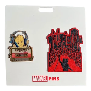 Set patch e spille Disney California Adventure Avengers Guardiani della Galassia - Foto 1 di 4