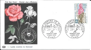 France 1970 FDC Fight Against The Cancer yt 1636 - Picture 1 of 1