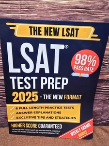 LSAT Test Prep 2025 – The Most Complete Guide, New LSAT Format, Sterling – Paper - Bild 1 von 3