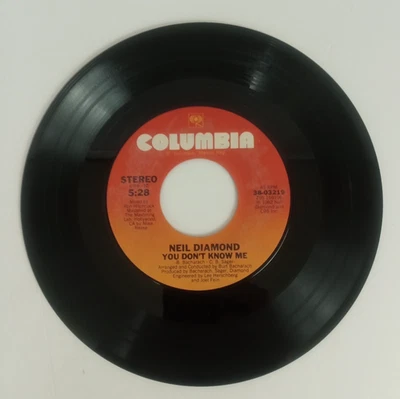 Neil Diamond Heartlight / You Don't Know Me 45 Record - Image 1 of 4