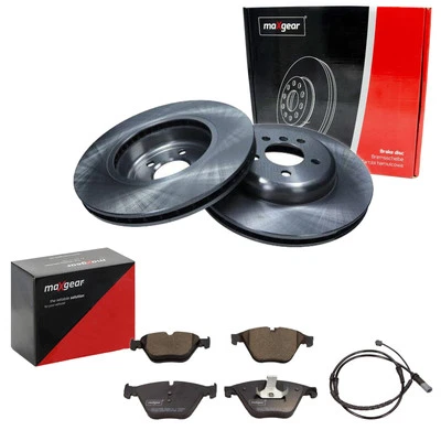 MAXGEAR BREMSSCHEIBEN 348mm + BELÄGE VORNE passend für BMW 5er F10 F11 - Bild 1 von 4
