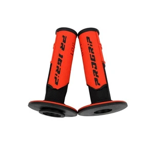 Manopole Moto Pro Grip Rosso In Gomma Universali Moto Scooter Cross Motocross  - Foto 1 di 4