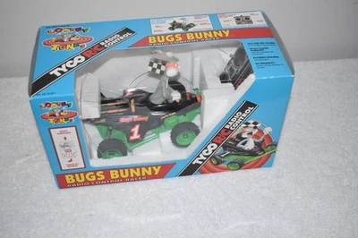 1993 Tyco RC Radio Control Looney Tunes BUGS BUNNY Radio Control Racer Working - Image 1 of 4