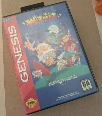 Sega Genesis WizNLiz Case And Manual Booklet ONLY - Image 1 of 4