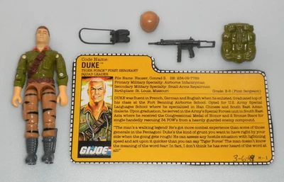 1988 Tiger Force Duke v2 Figure Vintage G.I. GI Joe 3.75 ARAH Lot *100% Complete - Image 1 of 4