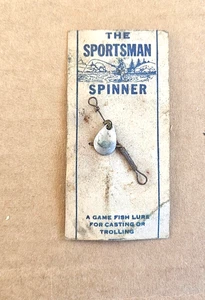 Antique Fishing Spinner Lure ( The Sportsman Spinner) - Vintage - Picture 1 of 1