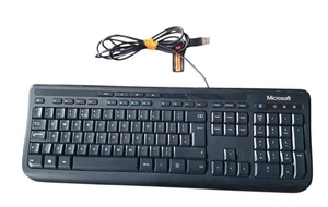 Microsoft Wired 600 USB Keyboard - International English Layout - Picture 1 of 8