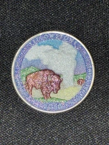 Yellowstone 2010d America The Beautiful Colorized Washington Quarter  - Picture 1 of 7