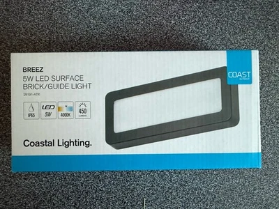 Luz de ladrillo de superficie Forum Breez 5W IP65 gris antracita blanco frío CZ-29191-ATR Foto 1 de 4