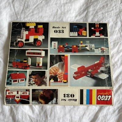 Lego vintage 1970s Basic Set 033 (Original Box) Outer sleeve only - Image 1 of 4