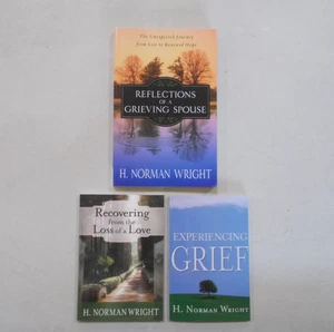 3 H NORMAN WRIGHT MIXED PB TRADE PB EXPERIENCING GRIEF LOSS LOVE GRIEVING SPOUSE - Bild 1 von 3