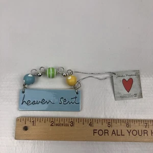 Dept. 56 Sandra Magsamen Beaded Sign "heaven Sent” New - Picture 1 of 6