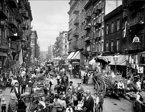 1900 Mulberry St New York City NYC USA Retro Vintage Photo 8.5" x 11" Reprint - Picture 1 of 1