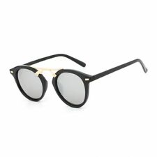 Who´s Jacob Damen Sonnenbrille Schwarz UV-Schutz Retro Vintage Cat Eye 