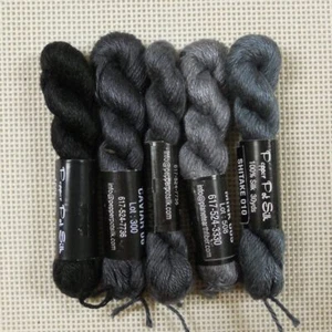 Planet Earth Pepper Pot single strand silk collection Obsidian dark grey - Picture 1 of 1