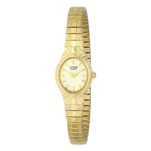 Citizen EK3682-97P Damenuhr goldfarben Erweiterungsarmband Edelstahl - Bild 1 von 5