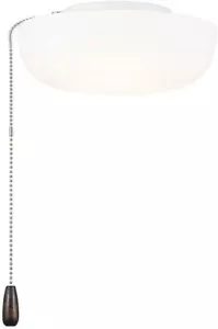 Kichler 380940 9"W Single LED Ceiling Fan Light Kit - White - Picture 1 of 6